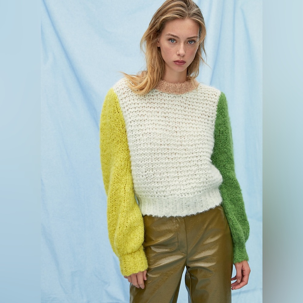 Le Fou Wilfred shimmy sweater alpaca/wool blend M